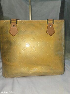 Louis Vuitton Vernis Houston Tote – Yellow / Perle Vernis Patent Leather